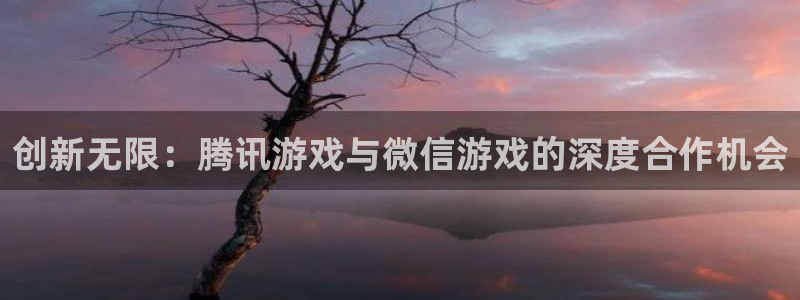 沐鸣娱乐2登录平台是什么：创新无限：腾讯游戏与微信游戏的深度合作机会