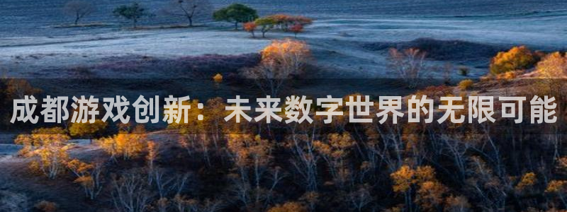 沐鸣娱乐2在线注册：成都游戏创新：未来数字世界的无限可能