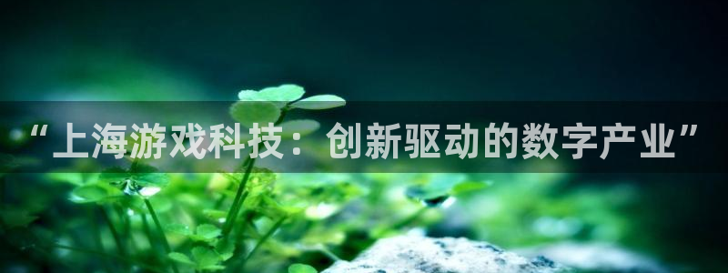 沐鸣2登录测速：“上海游戏科技：创新驱动的数字产业”