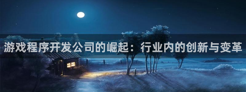 沐鸣2官方登录：游戏程序开发公司的崛起：行业内的创新与变革